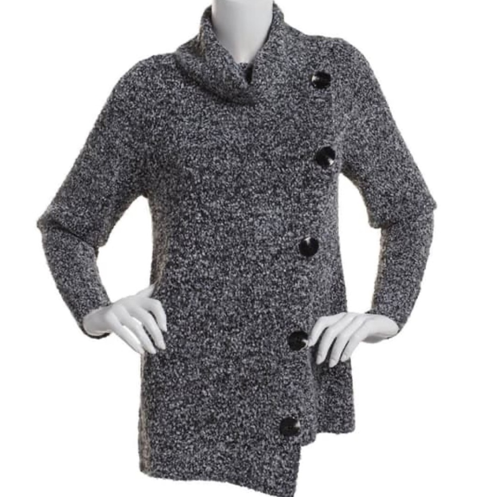 Inner Circle Cowl Neck Marled Sweater Sz XL